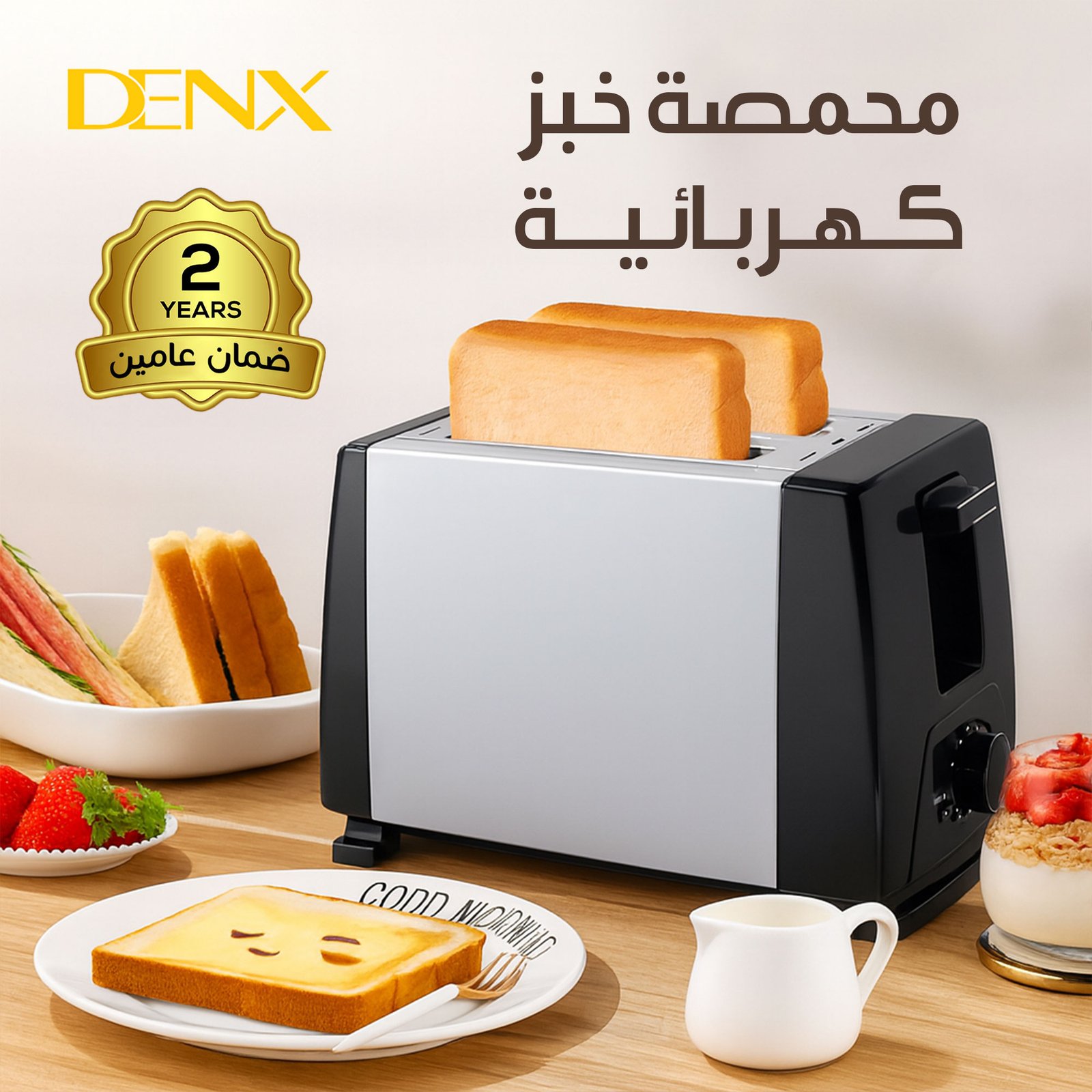 محمصة خبز كهربائية بضمان عامين